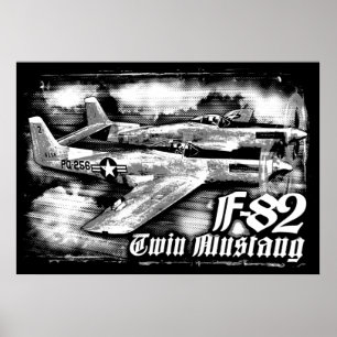 Affiche F-82 Twin Mustang