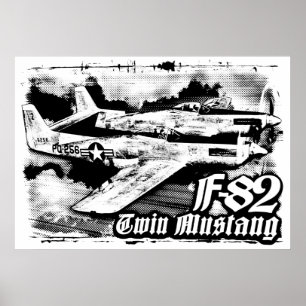 Affiche F-82 Twin Mustang