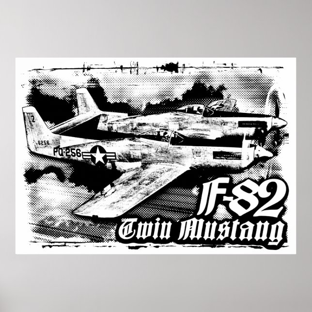 Affiche F-82 Twin Mustang (Devant)