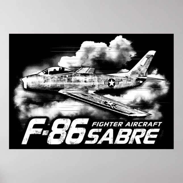 Affiche F-86 Sabre (Devant)