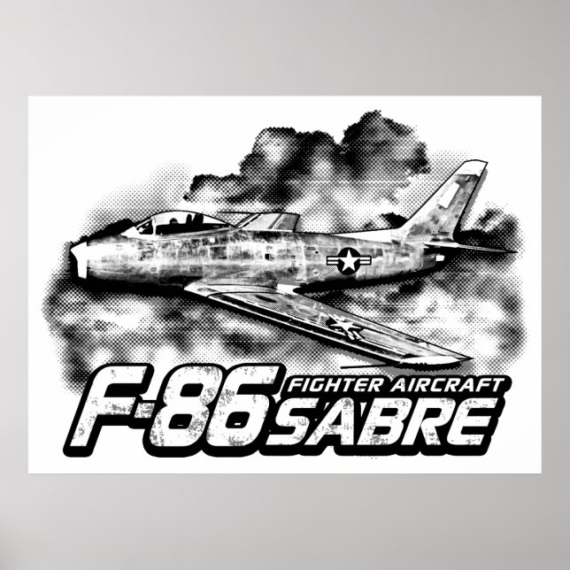 Affiche F-86 Sabre (Devant)