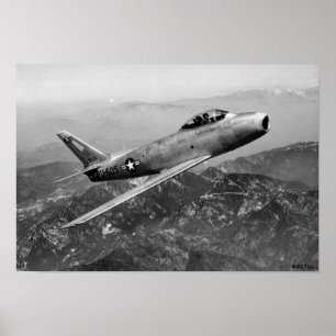 Affiche F-86A Saber