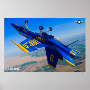 AFFICHE F/A-18C HORNET