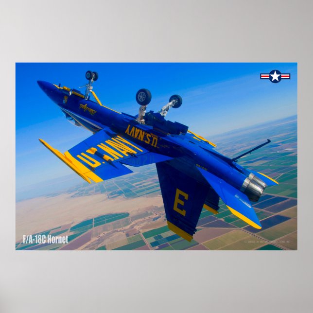 AFFICHE F/A-18C HORNET (Devant)