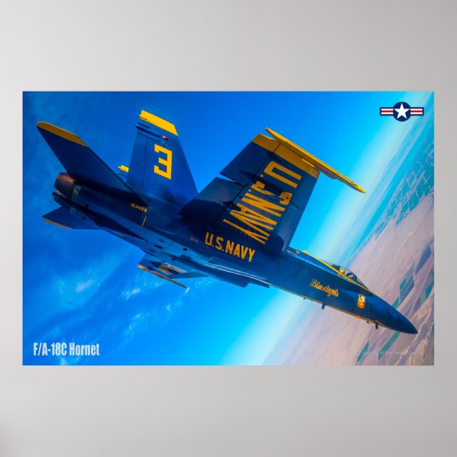 AFFICHE F/A-18C HORNET (Devant)