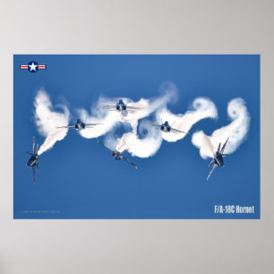 AFFICHE F/A-18C HORNET