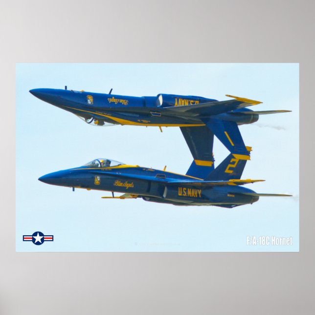 AFFICHE F/A-18C HORNET (Devant)