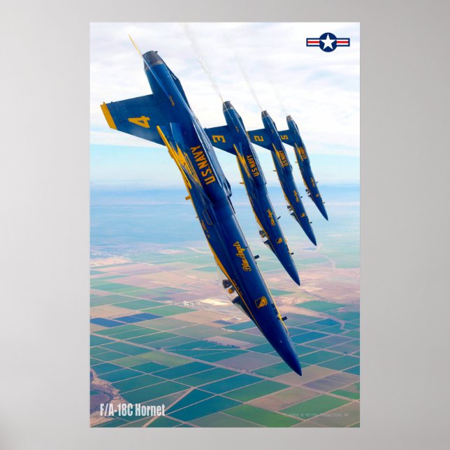 AFFICHE F/A-18C HORNET (Devant)