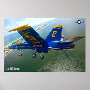 AFFICHE F/A-18C HORNET