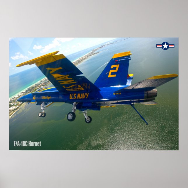 AFFICHE F/A-18C HORNET (Devant)