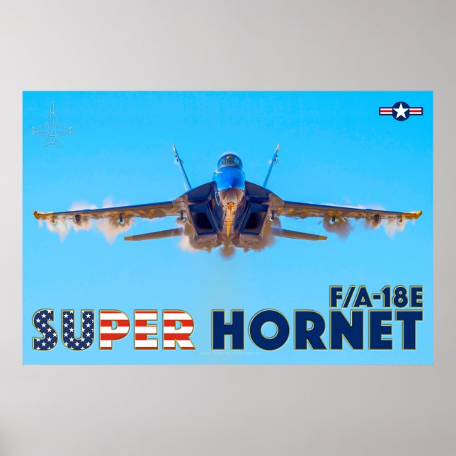 AFFICHE F/A-18E SUPER HORNET (Devant)