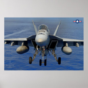 AFFICHE F/A-18E SUPER HORNET