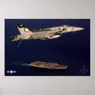 AFFICHE F/A-18E SUPER HORNET