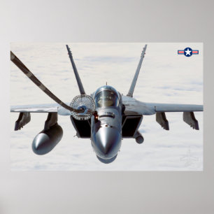 AFFICHE F/A-18E SUPER HORNET