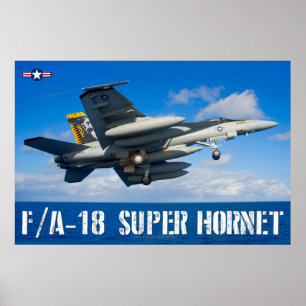 AFFICHE F/A-18E SUPER HORNET