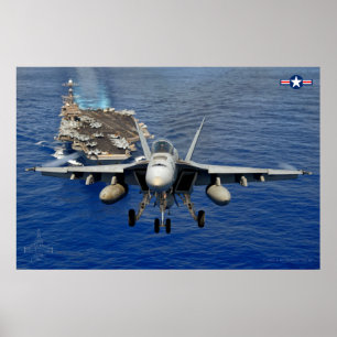AFFICHE F/A-18E SUPER HORNET