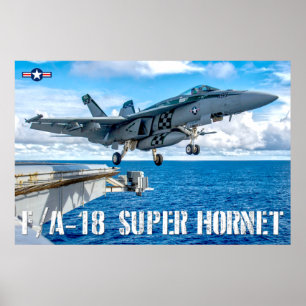 AFFICHE F/A-18E SUPER HORNET