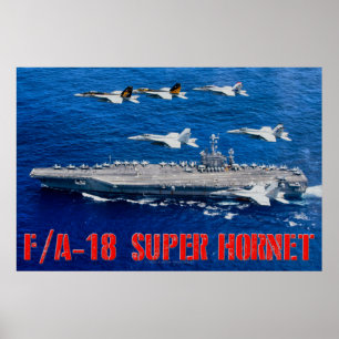 AFFICHE F/A-18E SUPER HORNET