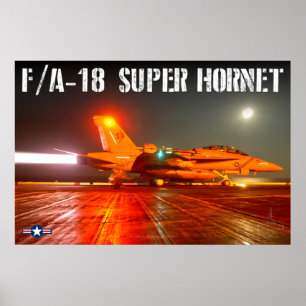 AFFICHE F/A-18F SUPER HORNET