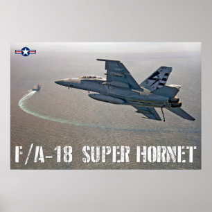 AFFICHE F/A-18F SUPER HORNET