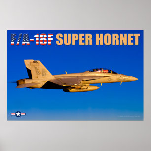 AFFICHE F/A-18F SUPER HORNET