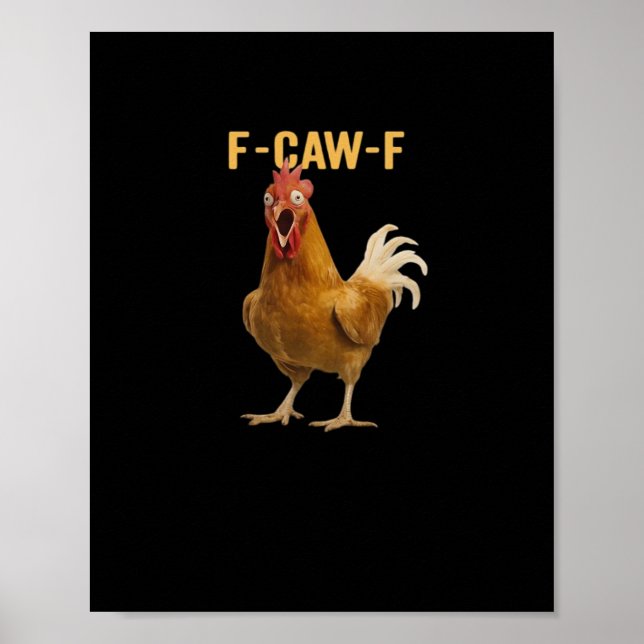 Affiche F-Caw-F Chicken Essential Creative Graphic (Devant)