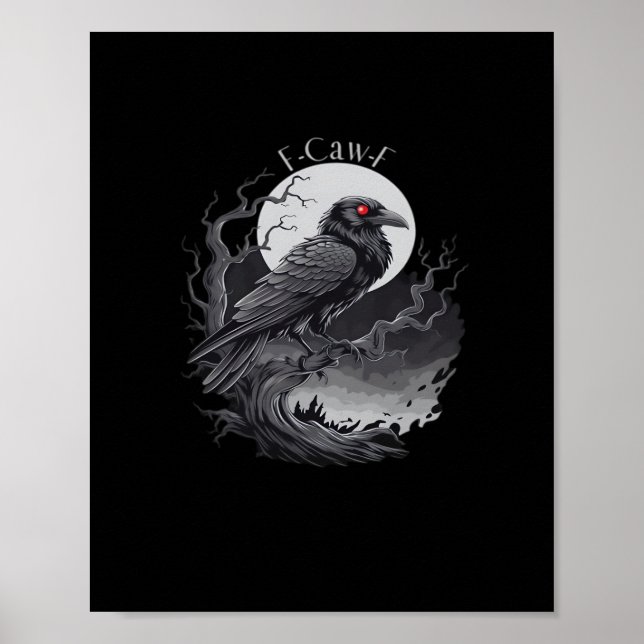 Affiche F-Caw-F Classic Minimal Clean (Devant)