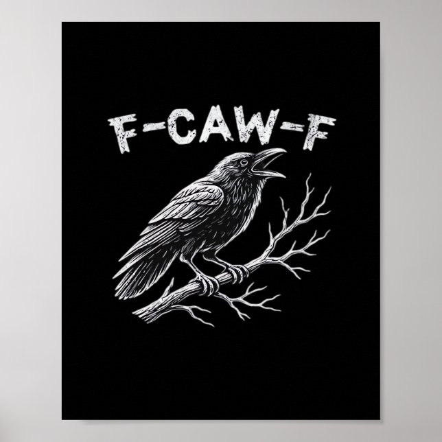Affiche F-Caw-F Classic Retro Style (Devant)