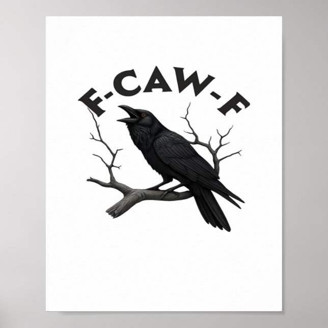 Affiche F Caw F Créatif Essentiel Esthétique (Devant)