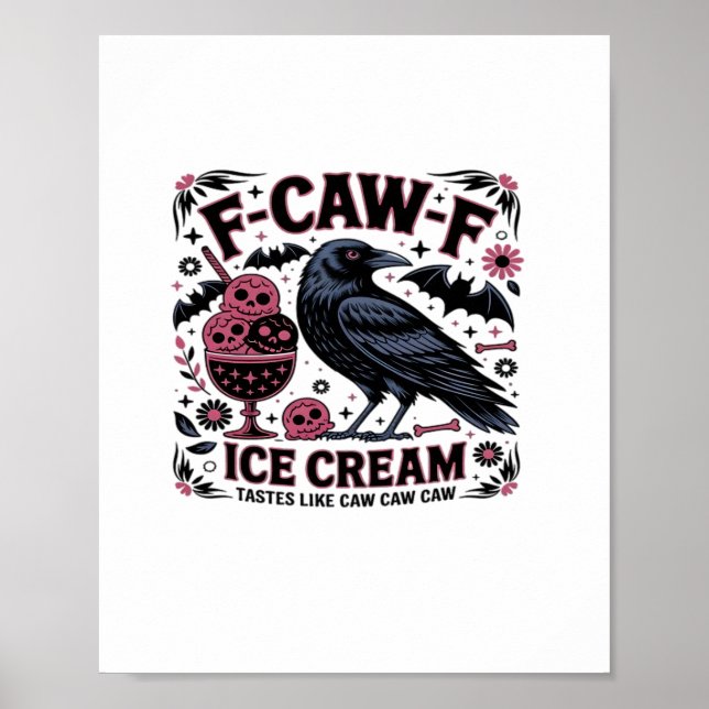 Affiche F Caw F Drôle Tendance (Devant)