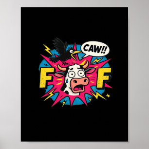 Affiche F-Caw-F esthétique unique