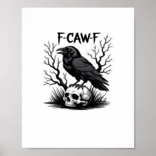 Affiche F Caw F Look Vintage Essentiel Cool