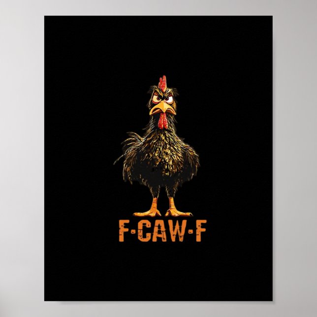 Affiche F-Caw-F Simple Clean (Devant)