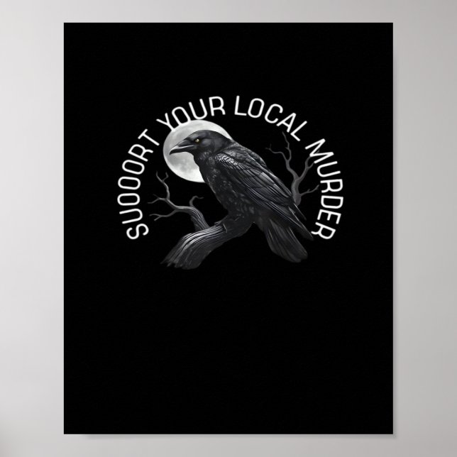 Affiche F-Caw-F - Soutenez votre meurtre classique (Devant)
