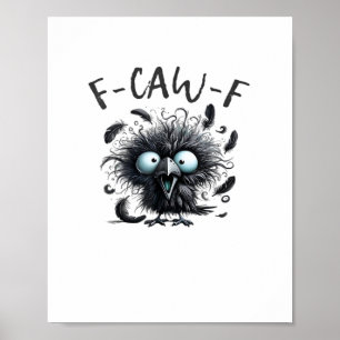 Affiche F Caw F Style Rétro Classique