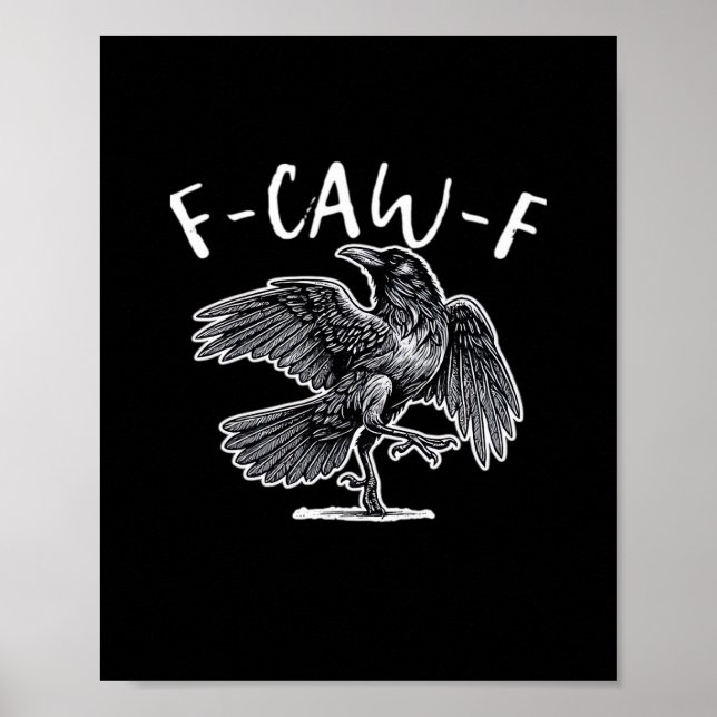 Affiche F-Caw-F Style Vintage (Devant)