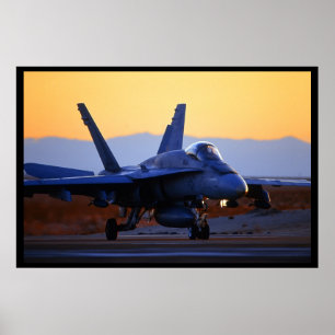 Affiche FA-18 Hornet