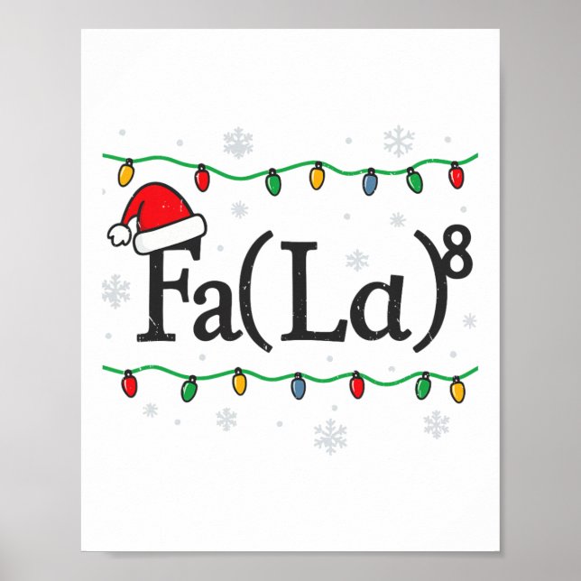 Affiche Fa (la) 8 Drôle de professeur de mathématiques de  (Devant)