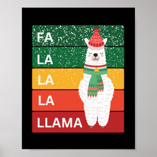 AFFICHE FA LA LA LA LAMA