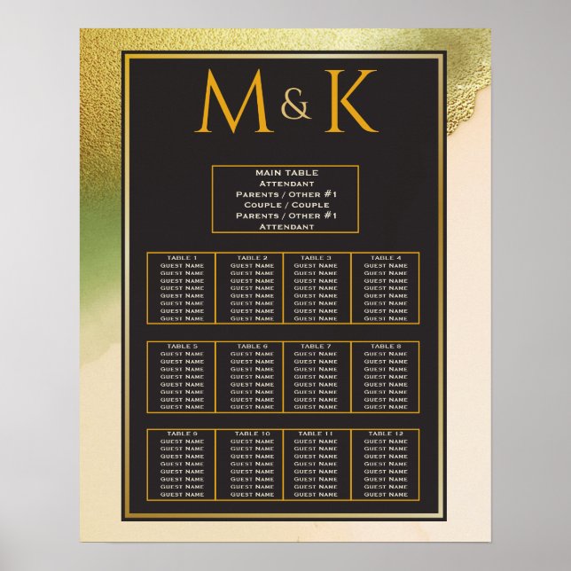 Affiche Fab Chartreuse 🤵 audacieux et élégant Mariage bud (Devant)