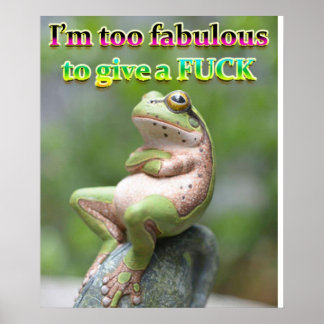 AFFICHE FAB FROG FREDDIE