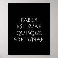 Faber est suae quisque fortunae