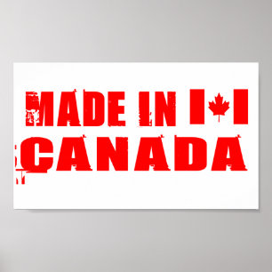 Affiche Fabriqué au Canada
