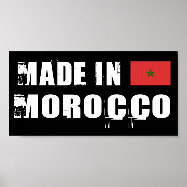 Affiche Fabriqué au Maroc (Devant)