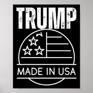 Affiche Fabriqué aux États-Unis par Trump