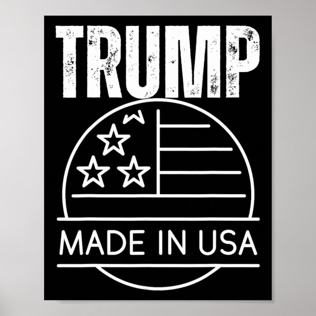 Affiche Fabriqué aux États-Unis par Trump (Devant)