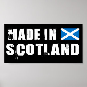 Affiche Fabriqué en Écosse
