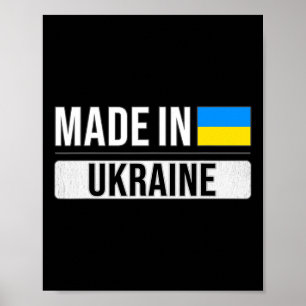 Affiche Fabriqué en Ukraine