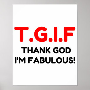 AFFICHE FABULE TGIF