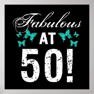 Affiche Fabuleux 50e anniversaire pour elle